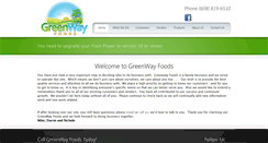 Desktop Screenshot of greenway-foods.com